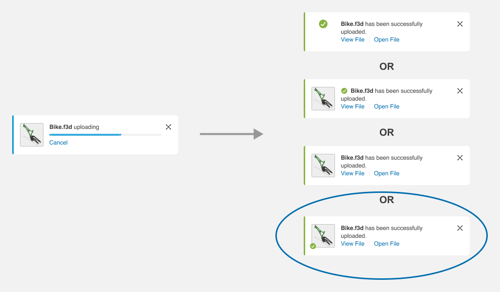 Itterating and feedback on the notification icon placement.