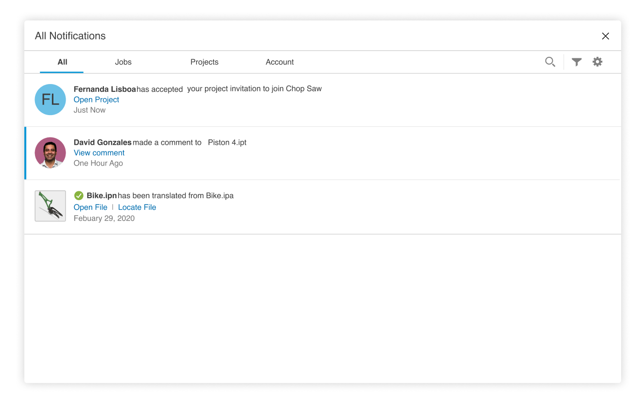 See All view of the Notification Center.